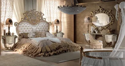 Aida Collection Italian Furniture for Bedroom, classic furniture