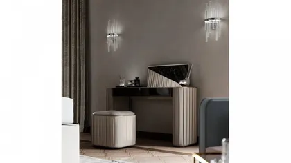 Plisse Beauty Desk, Italian furniture