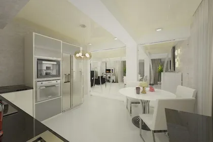 Contemporary indoor style design house
