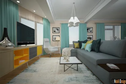 Modern home interior design concept in Monaco